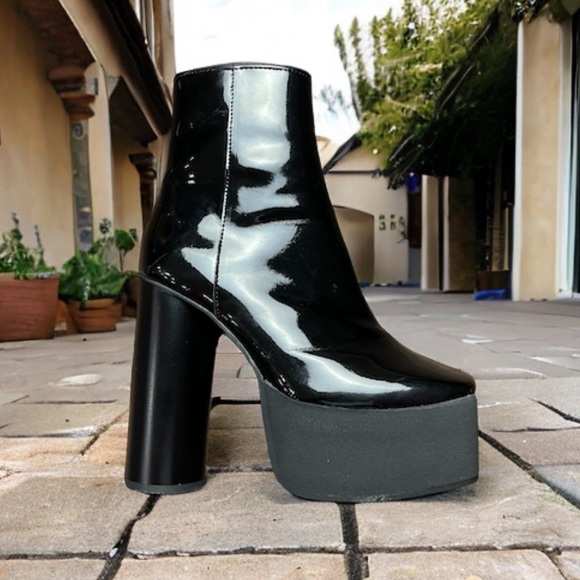 ASOS Design Above Ankle Platform Stomper Boots • Size 7 • Women - Picture 15 of 15